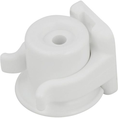 100 Fascette Fermacavi Riutilizzabili In Nylon A Forma Di U - Sourcing Map Bianco 7mm
