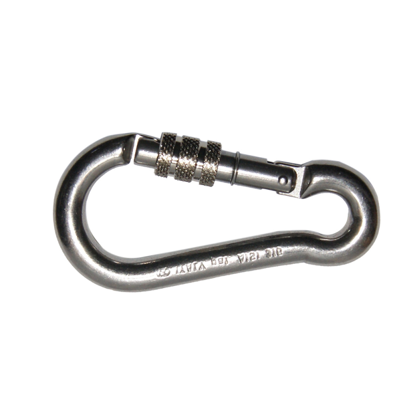 4 Moschettoni A Molla In Acciaio Inox 316 Per Uso Nautico E Outdoor – Resistenti, Leggeri E Versatili Per Corde, Catene E Portachiavi