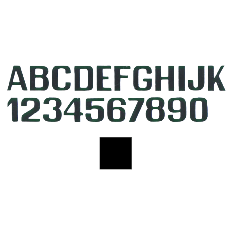 Neri Lettering International Letterfix FNI5959002U Bright Self-Adhesive Vinyl Letters ...